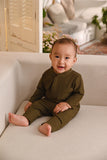 Baju Melayu Babies Light Bespoke Fit - Moss Green