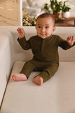 Baju Melayu Babies Light Bespoke Fit - Moss Green