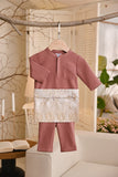 Baju Melayu Babies Light Bespoke Fit - Mauve Pink