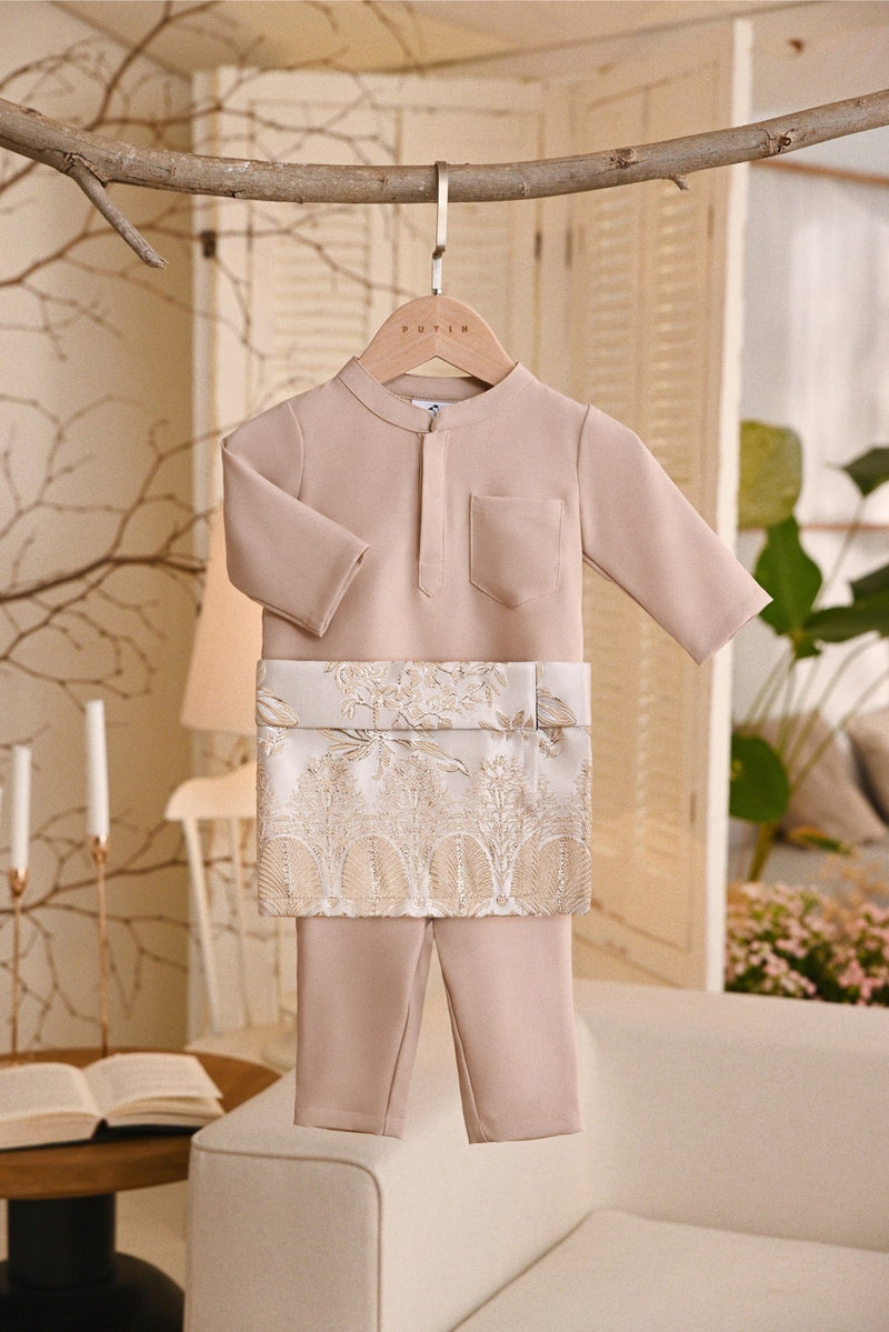 Baju Melayu Babies Light Bespoke Fit - Nude