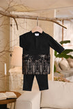 Baju Melayu Babies Natural Cotton Bespoke Fit - Black