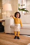 Baju Melayu Babies Light Bespoke Fit - Butterscotch