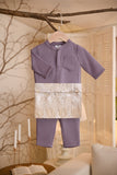 Baju Melayu Babies Luxury Bespoke Fit - Light Purple