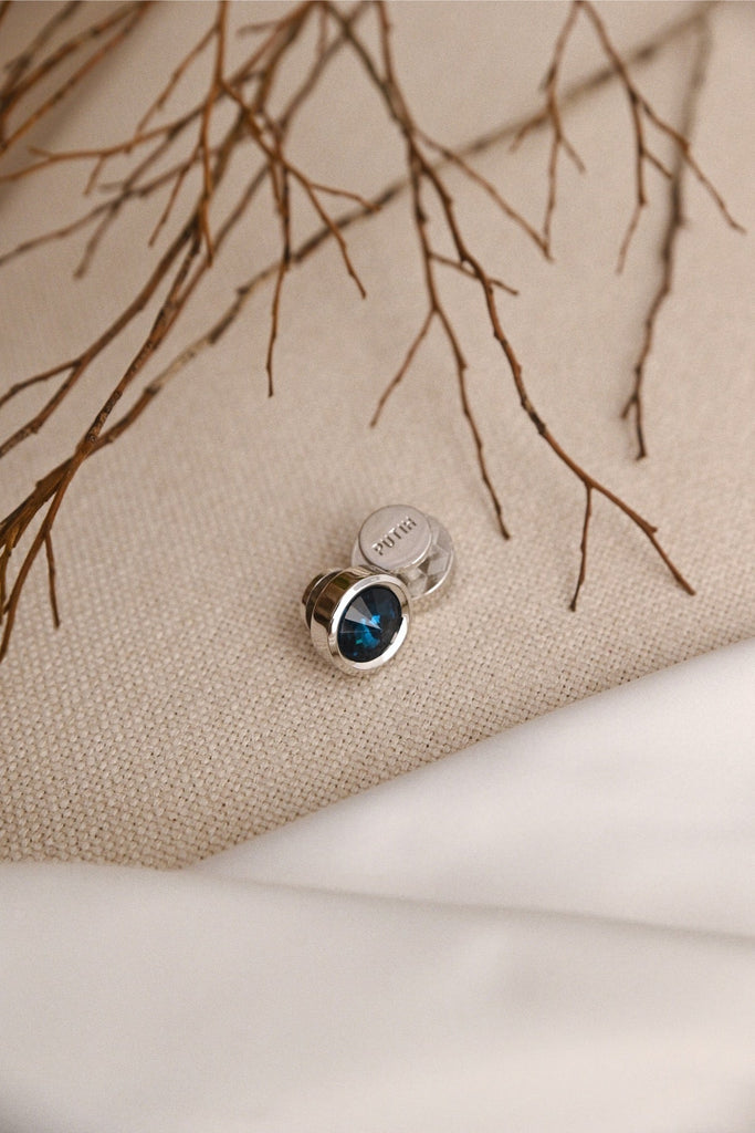 Butang Andalusia - Aquamarine