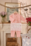 Baju Melayu Babies Luxury Bespoke Fit - Peach Pink