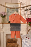 Baju Melayu Babies Luxury Bespoke Fit - Orange