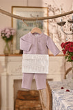 Baju Melayu Babies Luxury Bespoke Fit - Lavender Frost