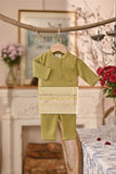 Baju Melayu Babies Luxury Bespoke Fit - Moss Green