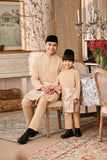Baju Melayu Kids Luxury Bespoke Fit - Desert Dust