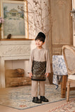 Baju Melayu Kids Luxury Bespoke Fit - Light Taupe