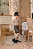 Baju Melayu Kids Luxury Bespoke Fit - Light Taupe