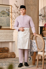 Baju Melayu Luxury Bespoke Fit - Lavender Frost