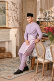 Baju Melayu Luxury Bespoke Fit - Orchid Bloom
