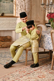 Baju Melayu Kids Luxury Bespoke Fit - Bog Green