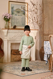 Baju Melayu Kids Luxury Bespoke Fit - Baby Mint