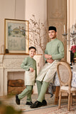 Baju Melayu Kids Luxury Bespoke Fit - Basil