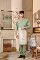 Baju Melayu Luxury Bespoke Fit - Basil