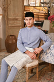 Baju Melayu Luxury Bespoke Fit - Eventide Blue