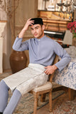 Baju Melayu Luxury Bespoke Fit - Eventide Blue