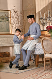Baju Melayu Kids Luxury Bespoke Fit - Tempest Blue