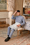 Baju Melayu Luxury Bespoke Fit - Tempest Blue