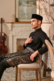 Baju Melayu Luxury Bespoke Fit - Black