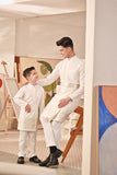 Baju Melayu Kids Couture Bespoke Fit - Off White