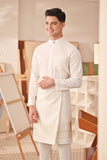 Baju Melayu Couture Slim Fit - Off White