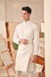 Baju Melayu Couture Slim Fit - Off White