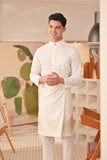 Baju Melayu Couture Slim Fit - Off White