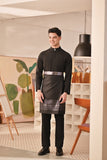 Baju Melayu Couture Slim Fit - Black