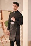 Baju Melayu Couture Slim Fit - Black
