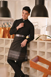 Baju Melayu Couture Slim Fit - Black