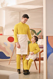 Baju Melayu Kids Couture Bespoke Fit - Maize Yellow