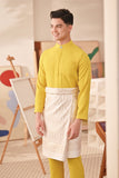 Baju Melayu Couture Slim Fit - Maize Yellow