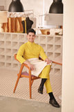 Baju Melayu Couture Slim Fit - Maize Yellow