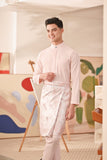 Baju Melayu Couture Slim Fit - Baby Pink