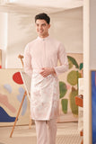Baju Melayu Couture Slim Fit - Baby Pink