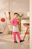 Baju Melayu Kids Couture Bespoke Fit - Fuchsia Pink