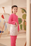 Baju Melayu Kids Couture Bespoke Fit - Fuchsia Pink