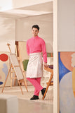 Baju Melayu Couture Slim Fit - Fuchsia Pink