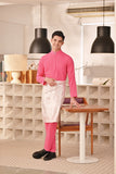 Baju Melayu Couture Slim Fit - Fuchsia Pink