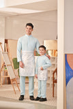Baju Melayu Kids Couture Bespoke Fit - Clear Water