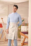 Baju Melayu Couture Slim Fit - Ice Blue
