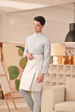 Baju Melayu Couture Slim Fit - Pearl Blue