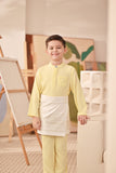 Baju Melayu Kids Couture Bespoke Fit - Tender Yellow