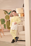 Baju Melayu Kids Couture Bespoke Fit - Tender Yellow