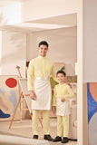 Baju Melayu Couture Slim Fit - Tender Yellow