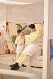Baju Melayu Kids Couture Bespoke Fit - Tender Yellow