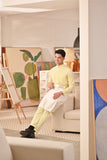 Baju Melayu Couture Slim Fit - Tender Yellow